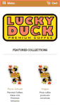 Mobile Screenshot of luckyduckcoffee.com
